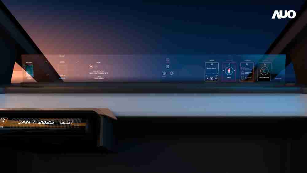 彩神vll无界透明显示接口(Horizon Image Glass)透过车运算方案整合仪表板、、、、中控台及副驾显示器，，，一体式全景呈现，，，，提供乘用者清晰的前方视野、、行车必要信息与娱乐功能